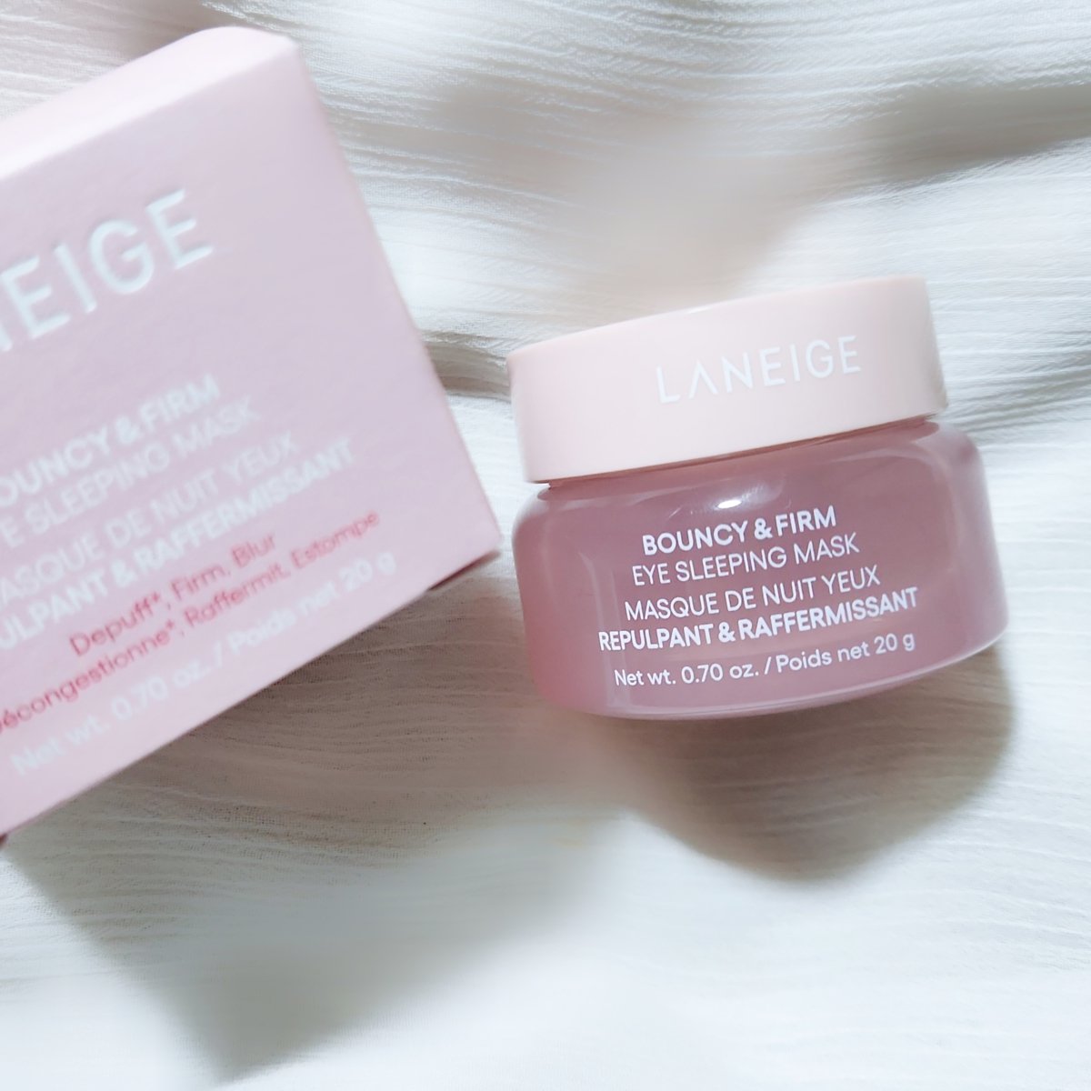 バウンシーアイスリーピングマスク/LANEIGE/アイケア・アイクリームを使ったクチコミ（1枚目）