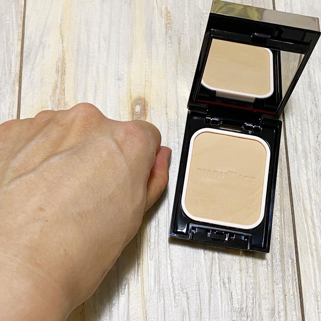 ドラマティックパウダリー EX オークル20/マキアージュ/パウダーファンデーションを使ったクチコミ（3枚目）