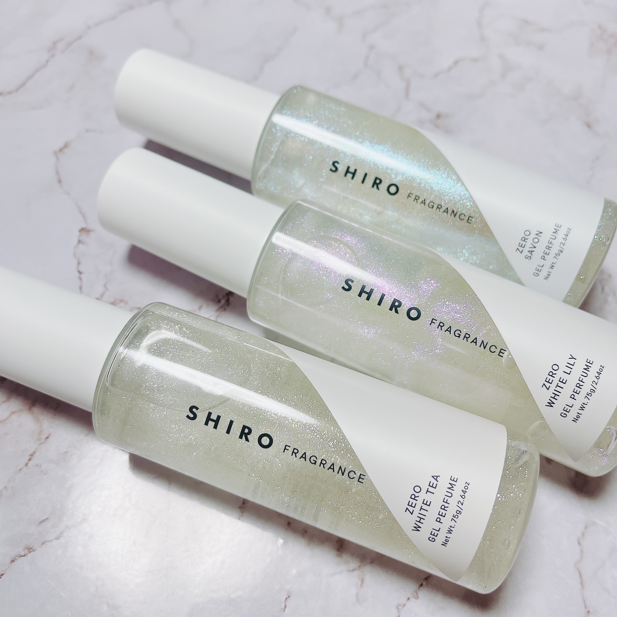 SHIROの香水() ゼロサボン ジェルパフューム他、2商品を使った