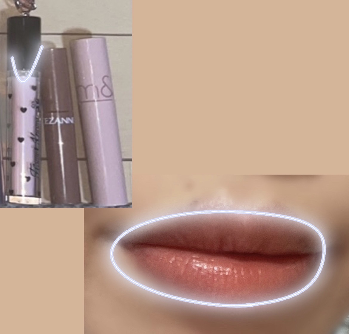 グリスニングウォータリングティント/FlowerKnows/リップティントを使ったクチコミ（2枚目）