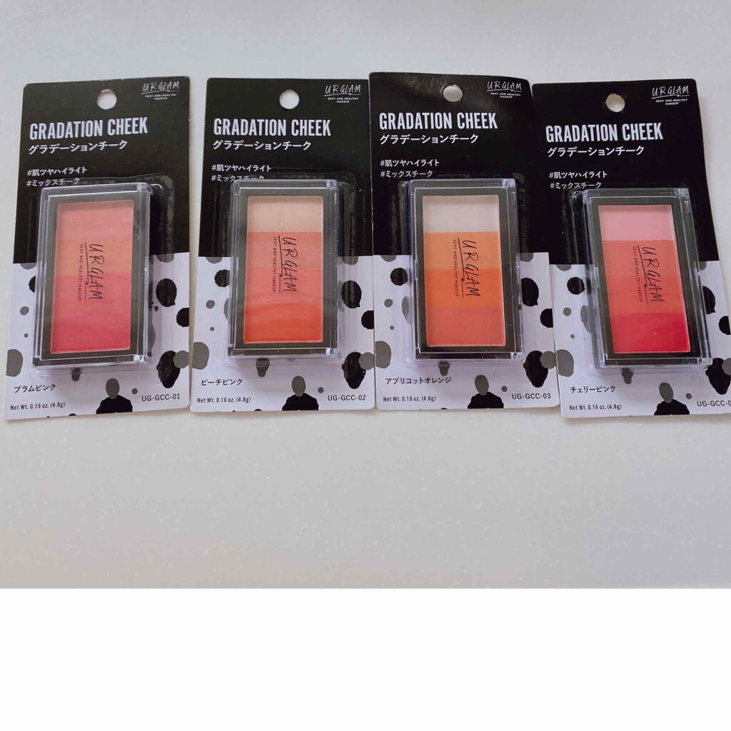 UR GLAM GRADATION CHEEK/U R GLAM/パウダーチークを使ったクチコミ(3枚目)