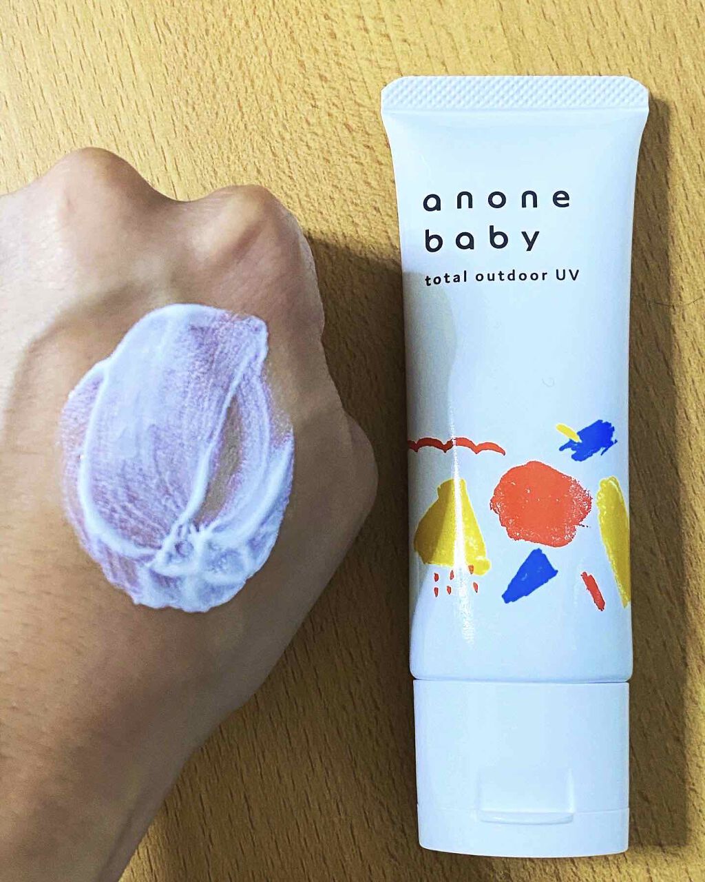 トータルアウトドアUV/anone baby/日焼け止めミルクを使ったクチコミ（3枚目）