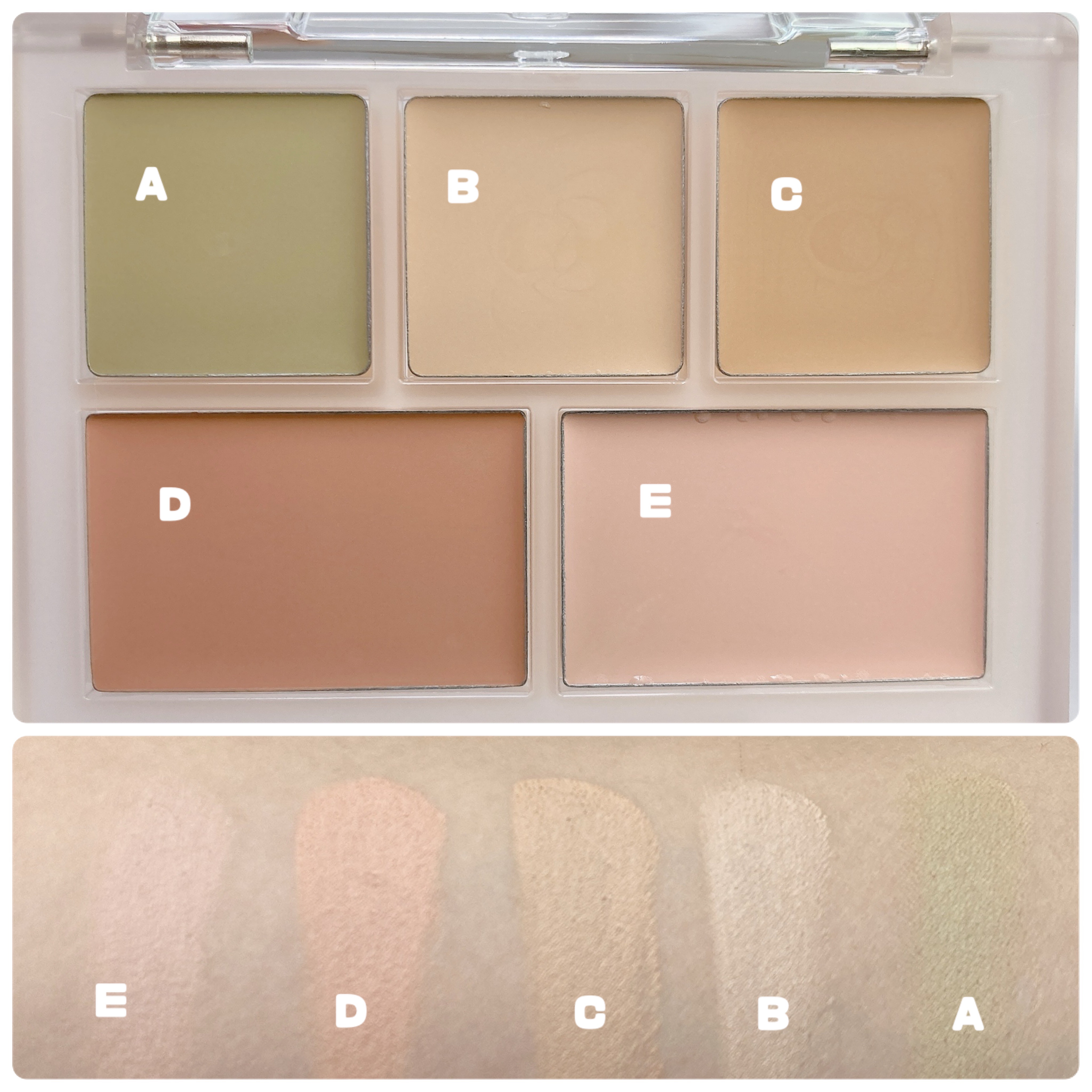 コンシールブレンダーパレット/LUNA/パレットコンシーラーを使ったクチコミ（3枚目）