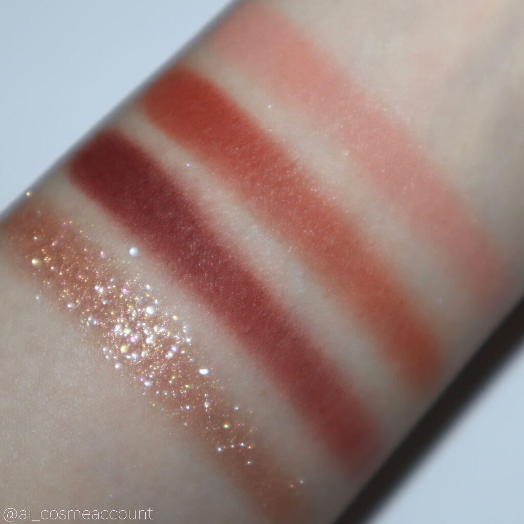 ドレッシーシャドウR 02 ピーチタルト/CipiCipi/アイシャドウパレットを使ったクチコミ（3枚目）