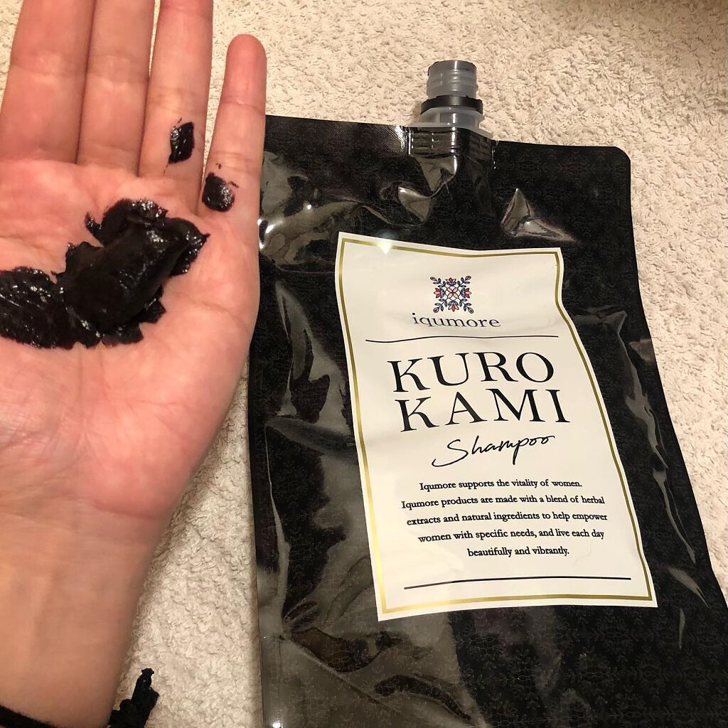 クロカミシャンプー/iqumore/市販シャンプーを使ったクチコミ(4枚目)