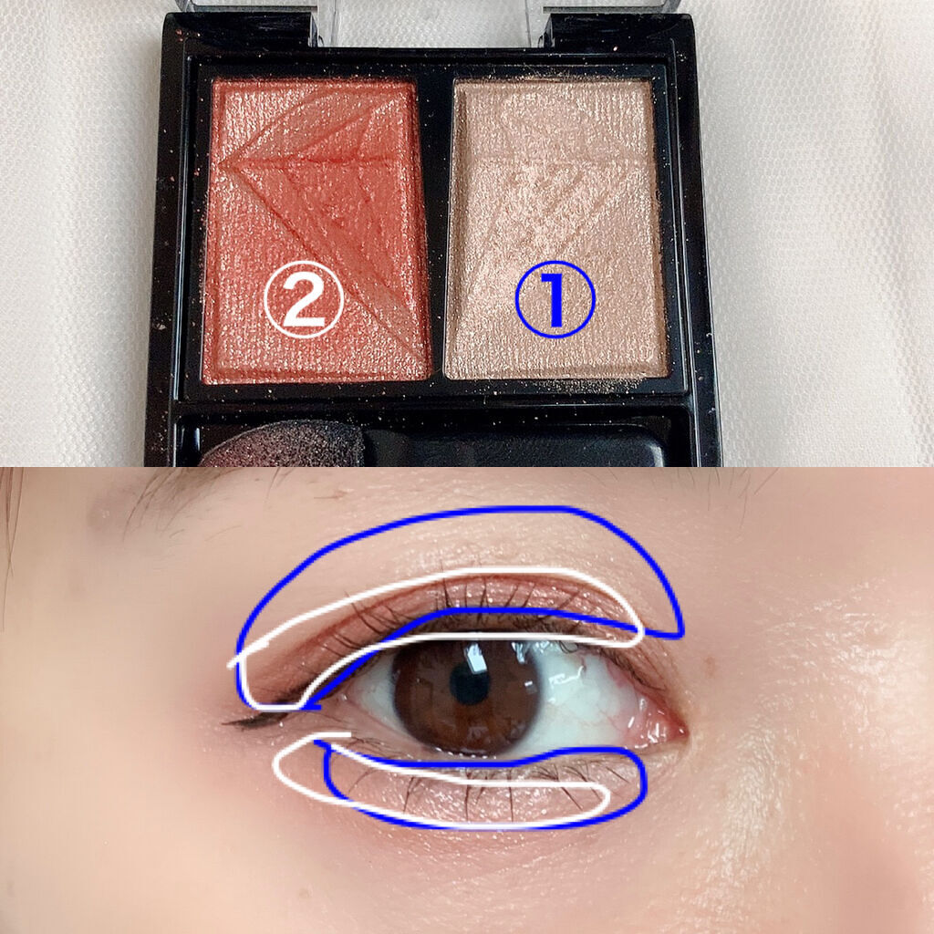 クラッシュダイヤモンドアイズ OR-1/KATE/アイシャドウパレットを使ったクチコミ（2枚目）