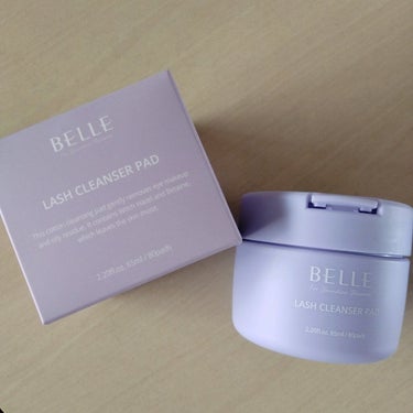 Belle Lash Cleanser Padのクチコミ「【濃いメイクもするん落ち👌💖】

BELLE ラッシュクレンザーパッド💎✨

アイメイクに特化.....」（1枚目）