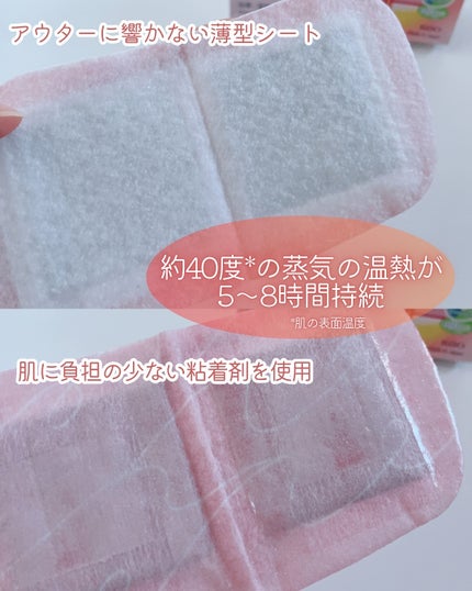 蒸気の温熱シート 下着の内側面に貼るタイプ/めぐりズム/その他を使ったクチコミ(2枚目)