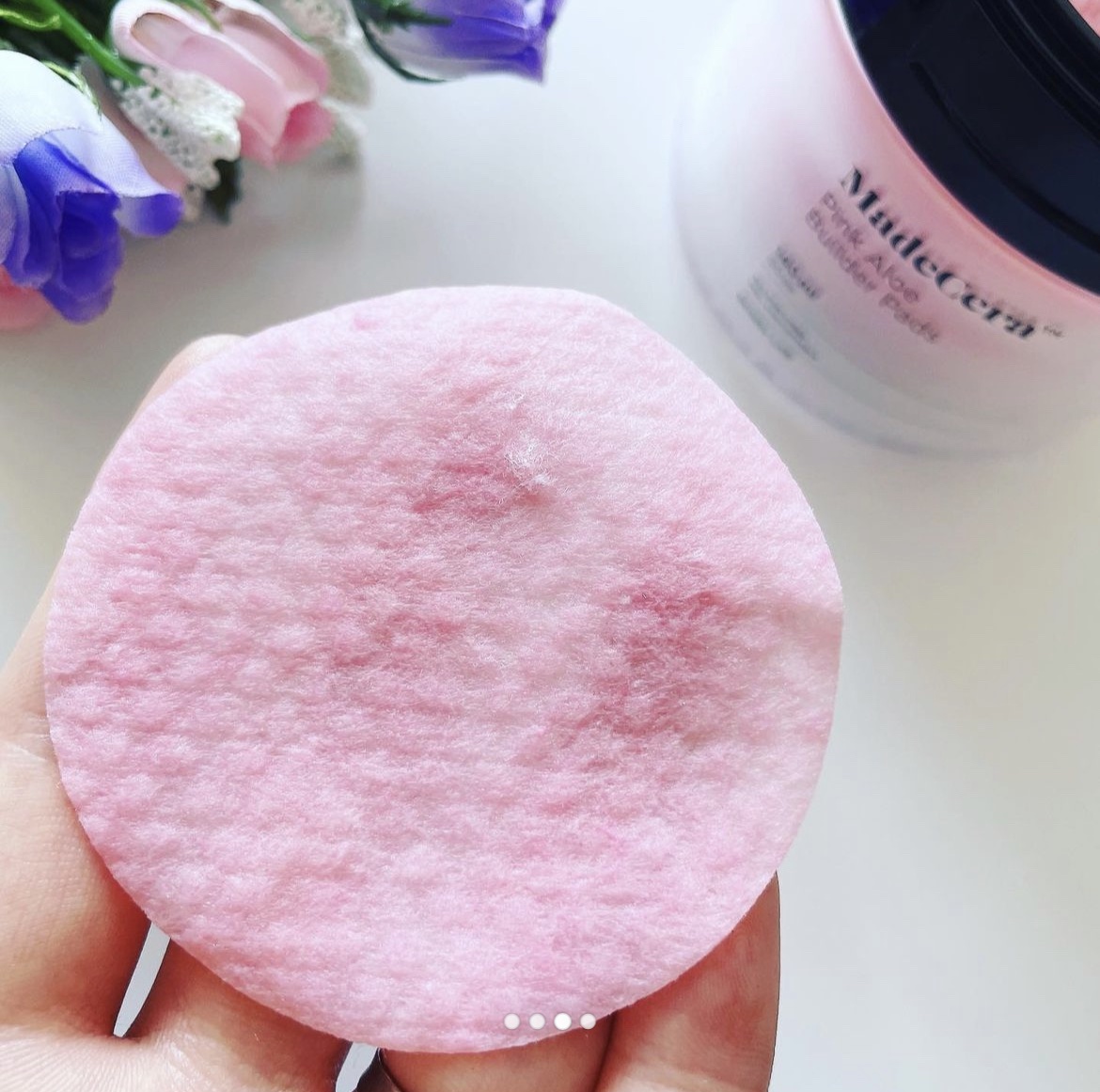 マデセラピンクアロエビルダートナーパッド/SKINRx LAB/トナーパッドを使ったクチコミ（3枚目）