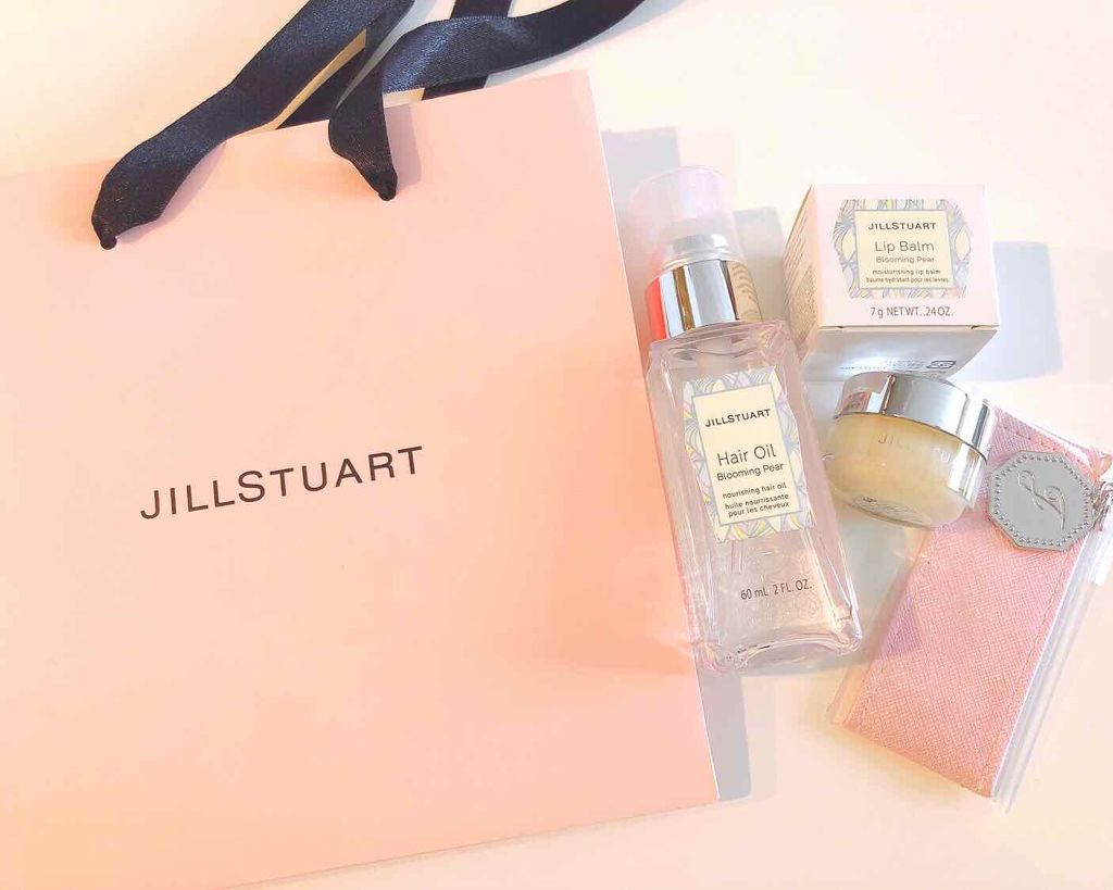 ジルスチュアート ヘアオイル ブルーミングペアー/JILL STUART/ヘアオイルを使ったクチコミ（1枚目）