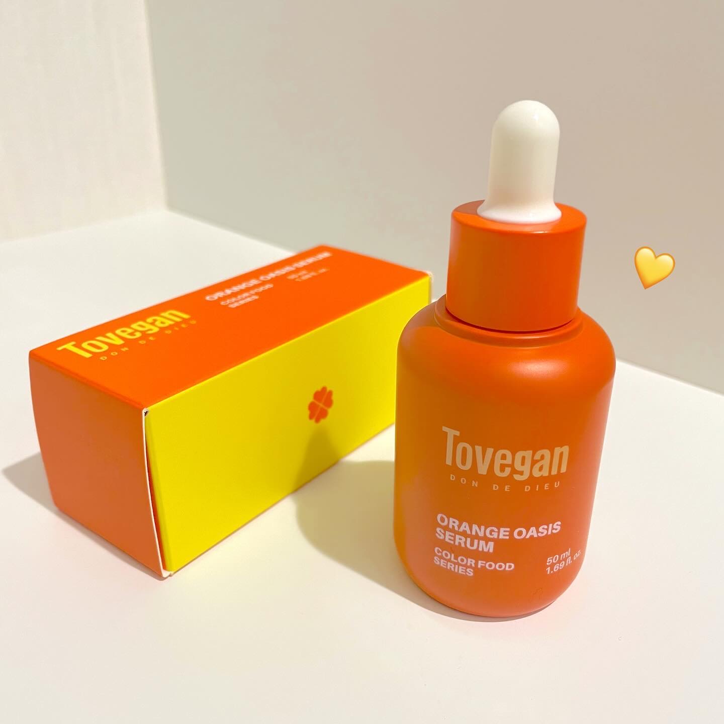 カラーフードシリーズオレンジオアシスセラム/Tovegan/美容液を使ったクチコミ（3枚目）