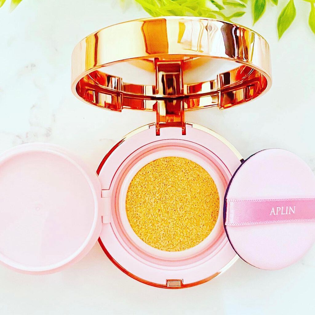 ピンクティーツリーカバークッション/APLIN/クッションファンデーションを使ったクチコミ（2枚目）