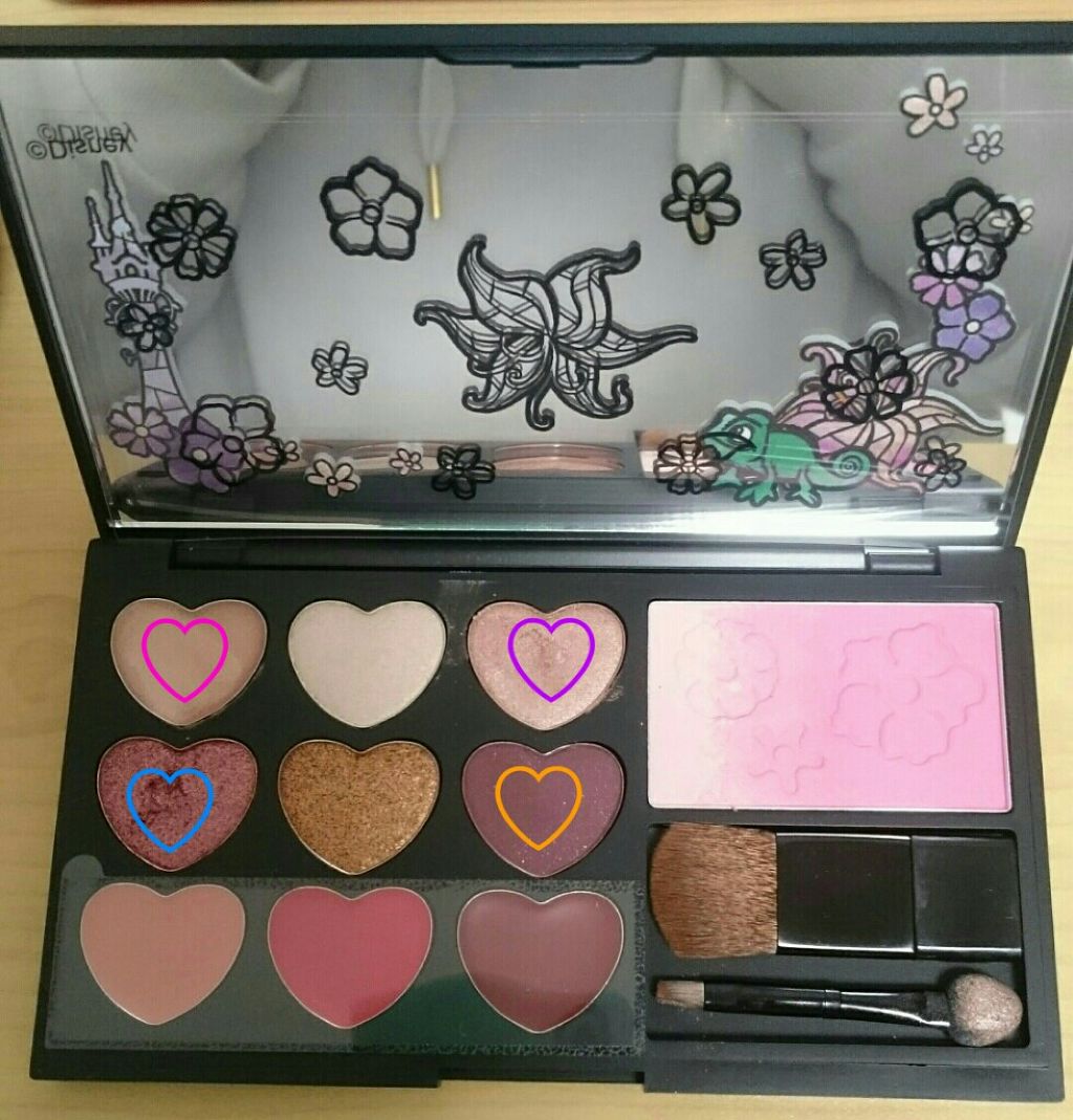 DEMO マルチパレット バーガンディコレクション/IT'S DEMO/マルチパレットを使ったクチコミ(2枚目)