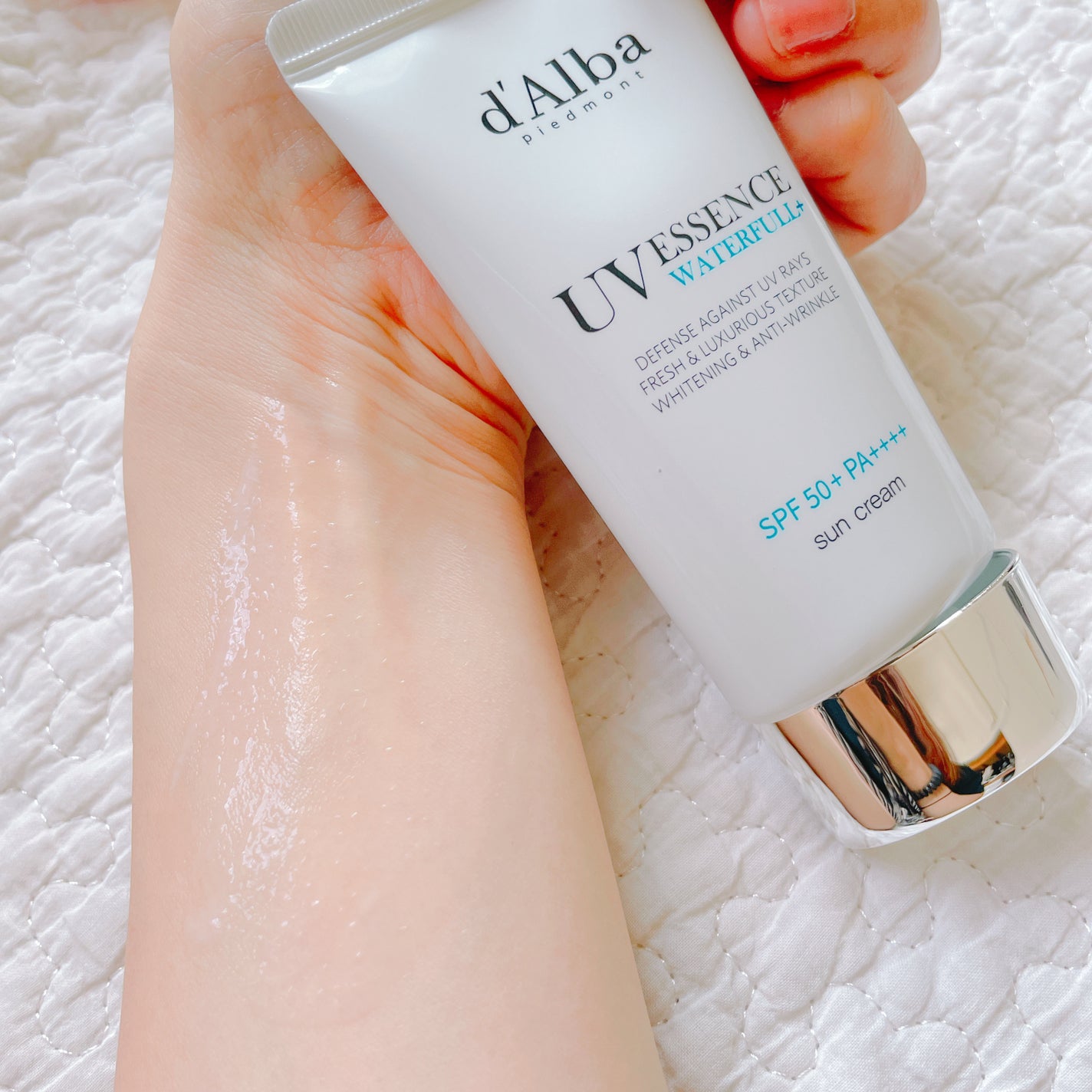 ダルバ ウォータフル エッセンス サンクリーム/ダルバ/日焼け止めクリームを使ったクチコミ(3枚目)