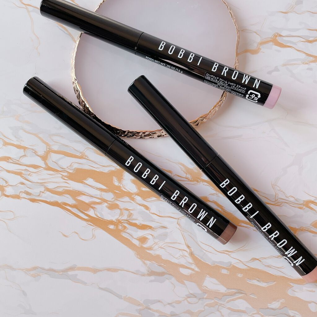 ロングウェア クリーム シャドウ スティック L32 ピーチミモザ(限定復刻色)/BOBBI BROWN/スティックアイシャドウを使ったクチコミ（1枚目）