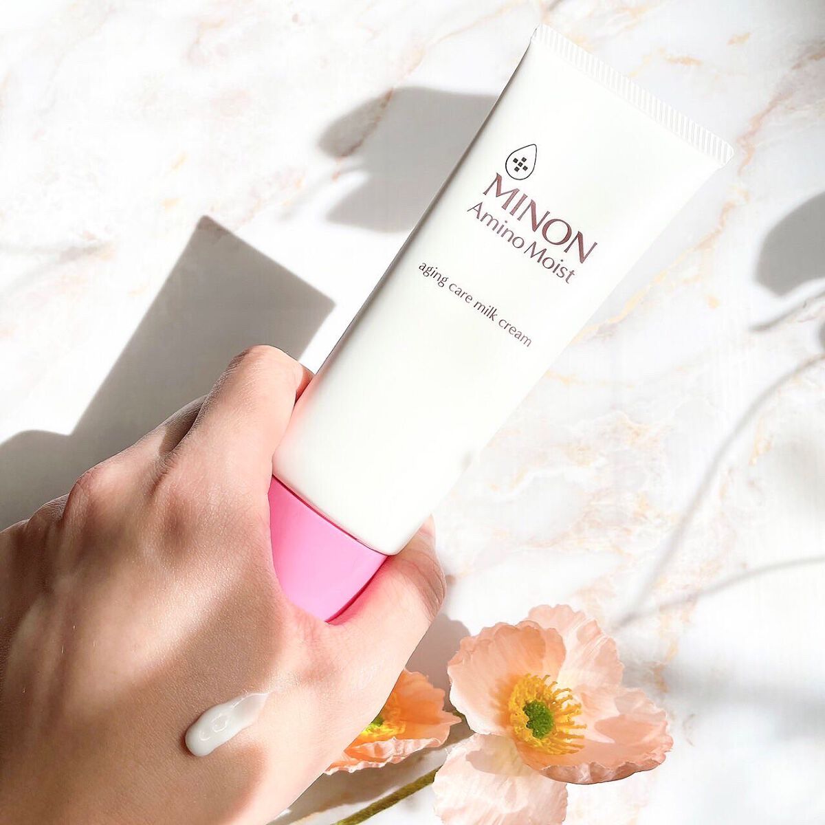 アミノモイスト エイジングケア ミルククリーム/ミノン/フェイスクリームを使ったクチコミ(3枚目)