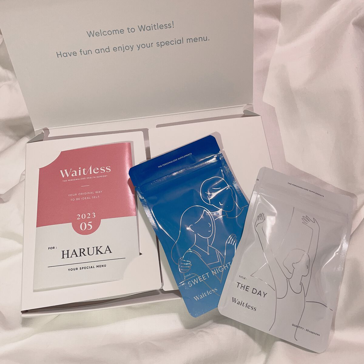 Waitlessパーソナライズサプリ/Sparty/ボディサプリメントを使ったクチコミ（2枚目）