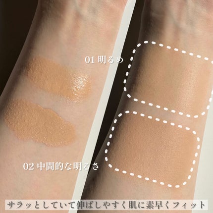 リキッドファンデーション/media luxe/リキッドファンデーションを使ったクチコミ(3枚目)