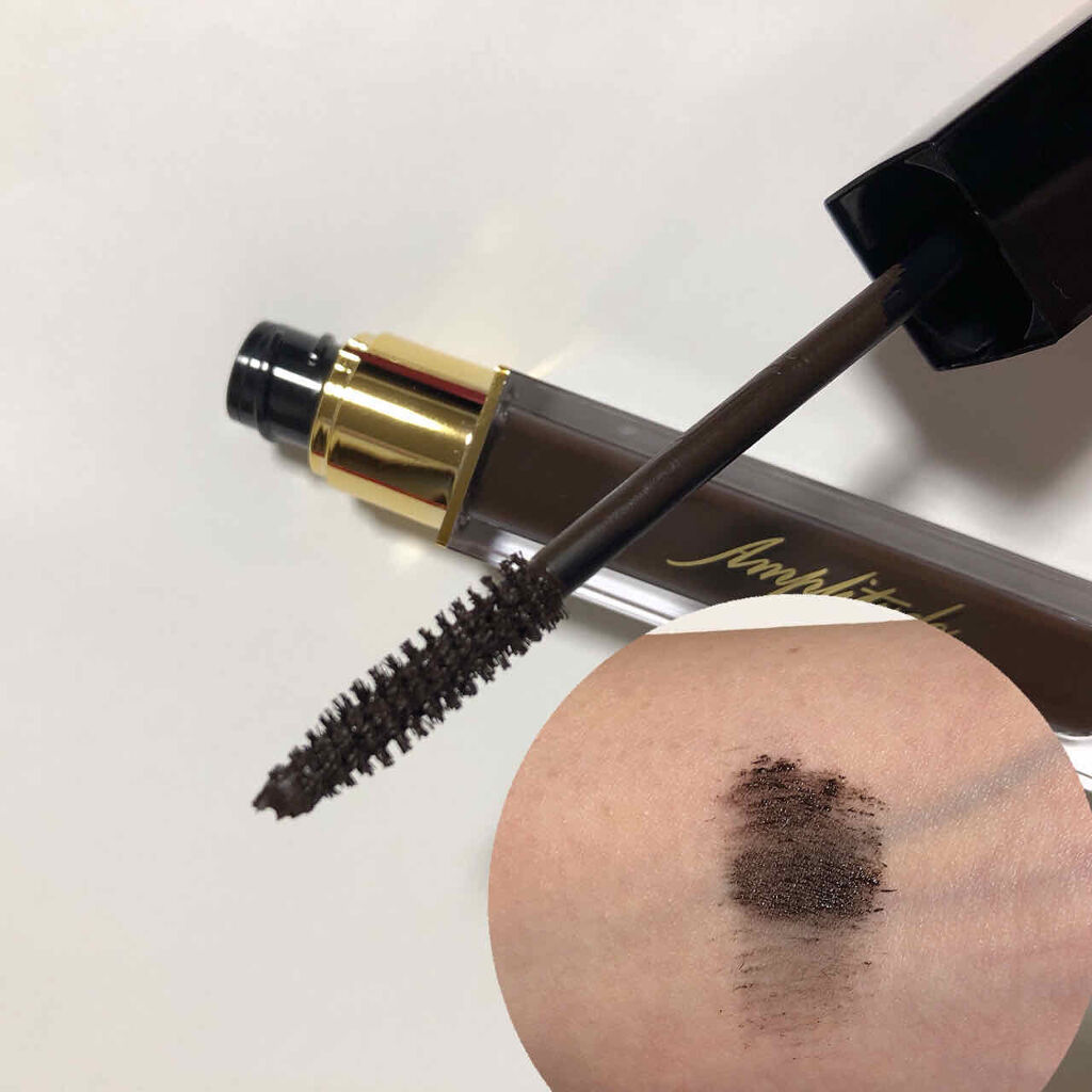 エクストラボリューム カラーマスカラ 07 ダークブラウン/Amplitude/マスカラを使ったクチコミ（3枚目）