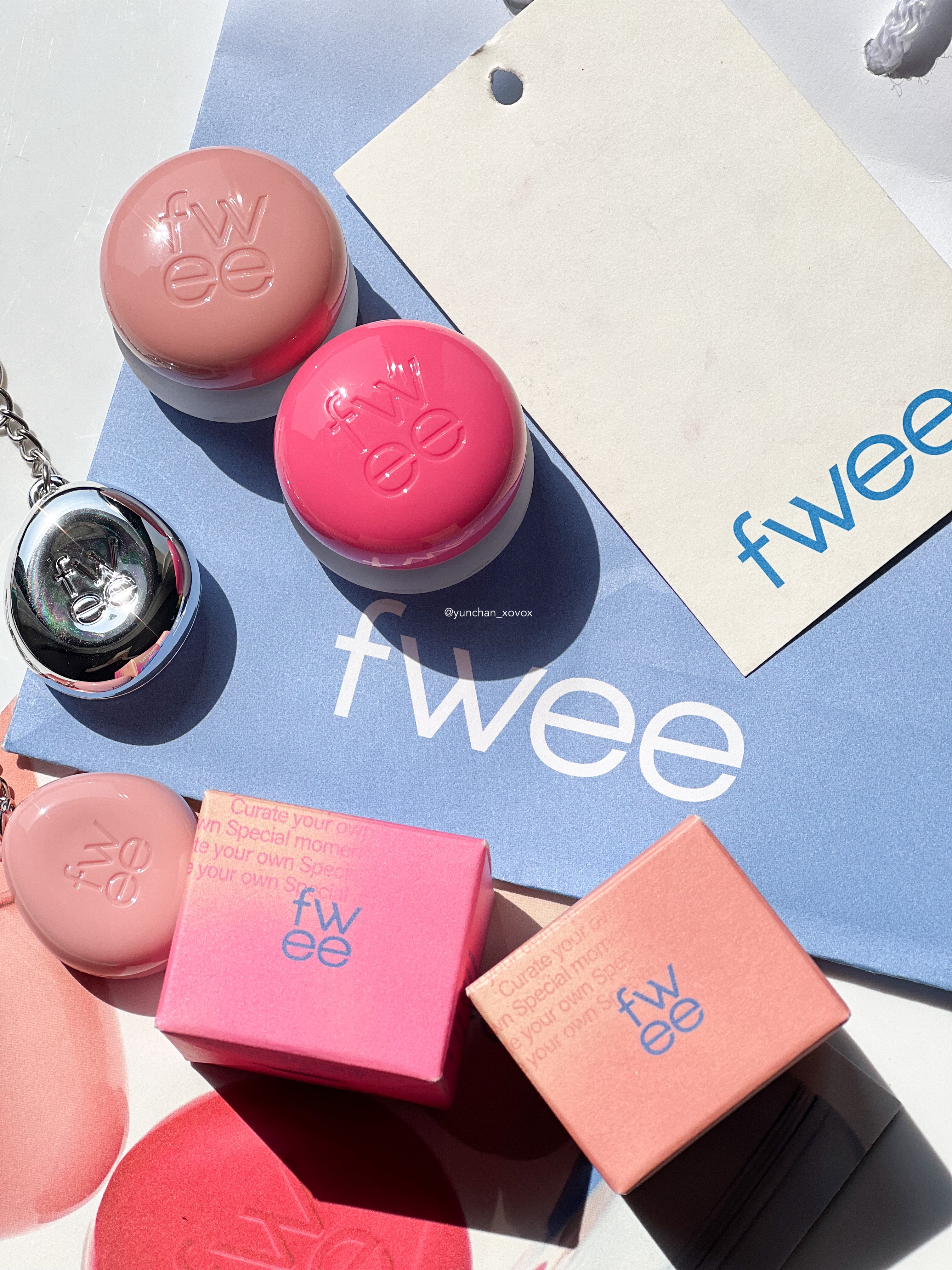 リップアンドチーク ブラーリープリンポット/fwee/口紅を使ったクチコミ（3枚目）