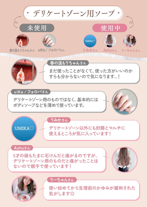 【フェムテック特集】VIO・生理中など、みんなのケア方法を教えて!の画像