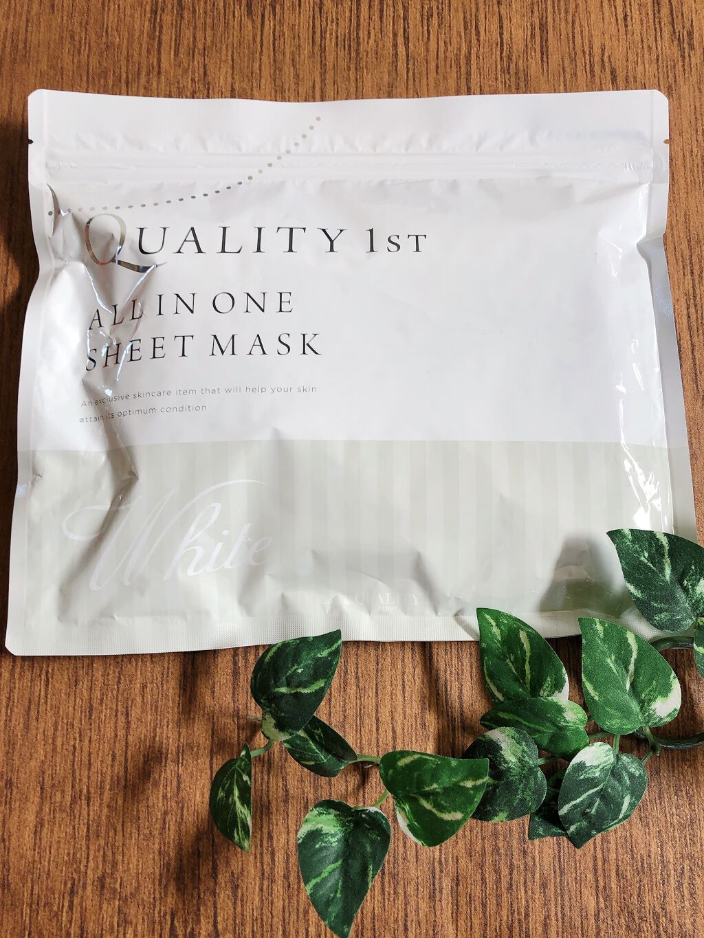 オールインワンシートマスク ホワイトEX/クオリティファースト/シートマスク・パックを使ったクチコミ（1枚目）
