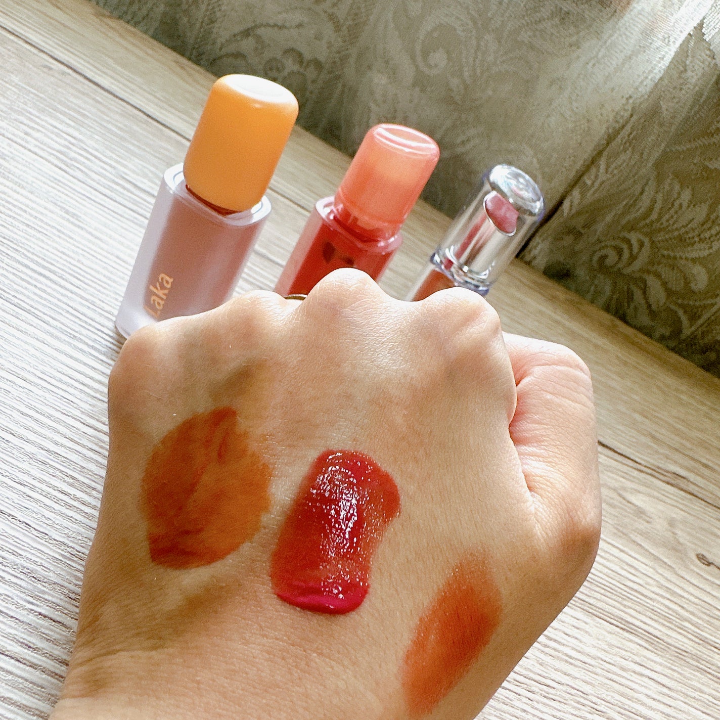 フルーティーグラムティント/Laka/リップティントを使ったクチコミ(2枚目)