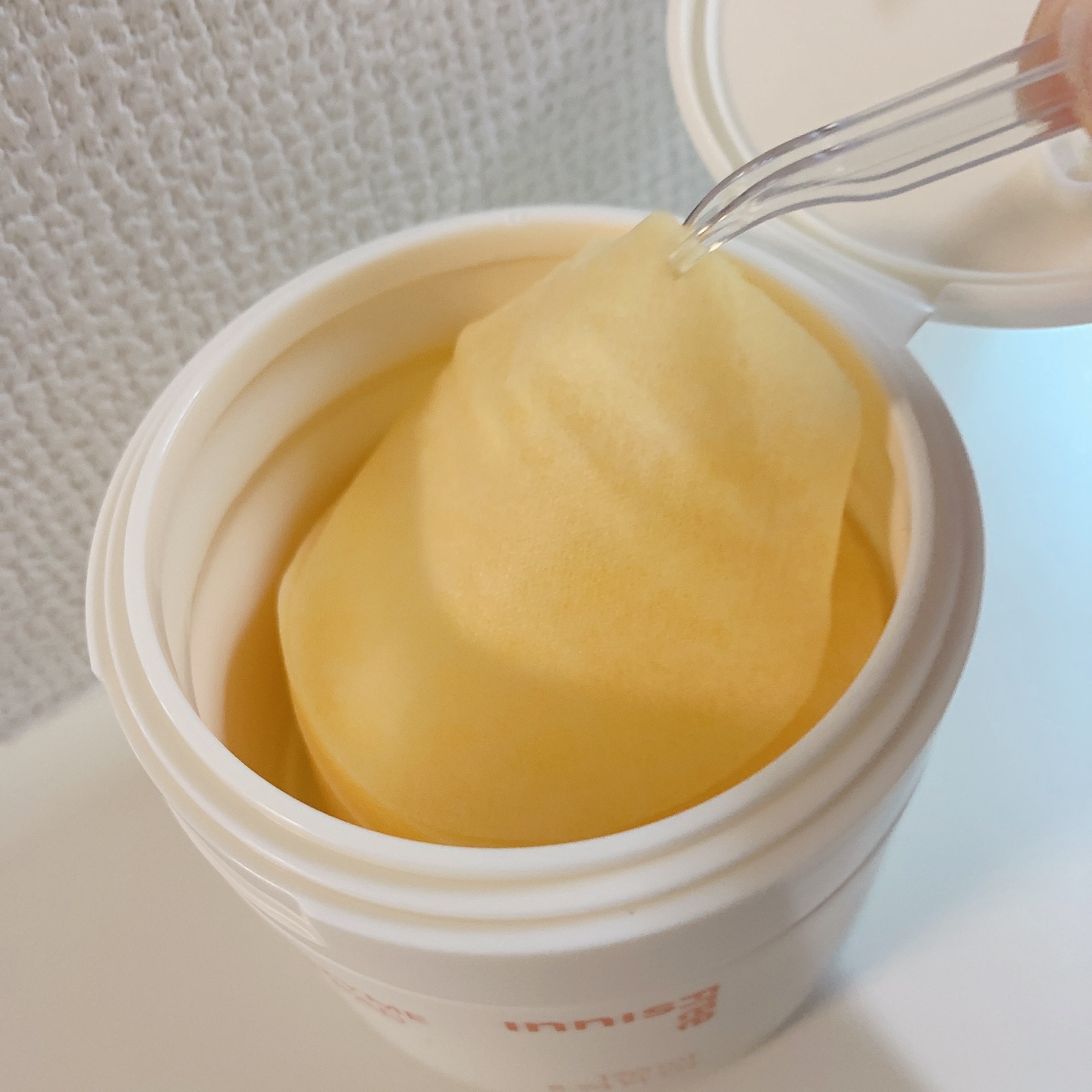 ビタC グリーンティーエンザイム ブライト パッド/innisfree/トナーパッドを使ったクチコミ（2枚目）