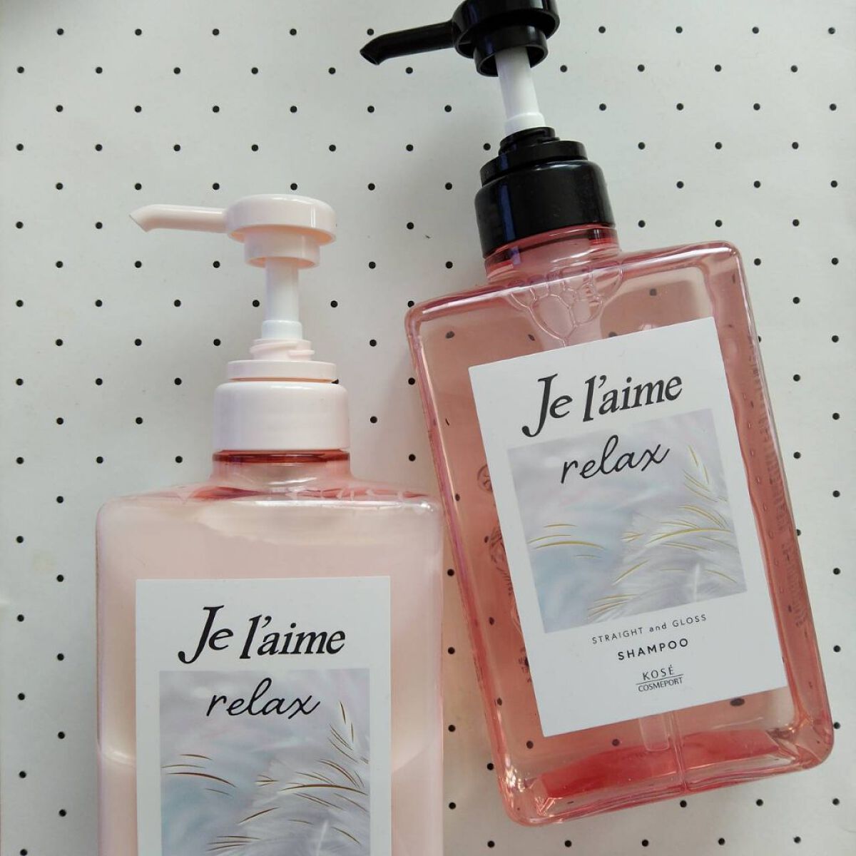 リラックス ミッドナイトリペア シャンプー／ヘアトリートメント (ストレート＆グロス)/Je l'aime/市販シャンプーを使ったクチコミ（1枚目）