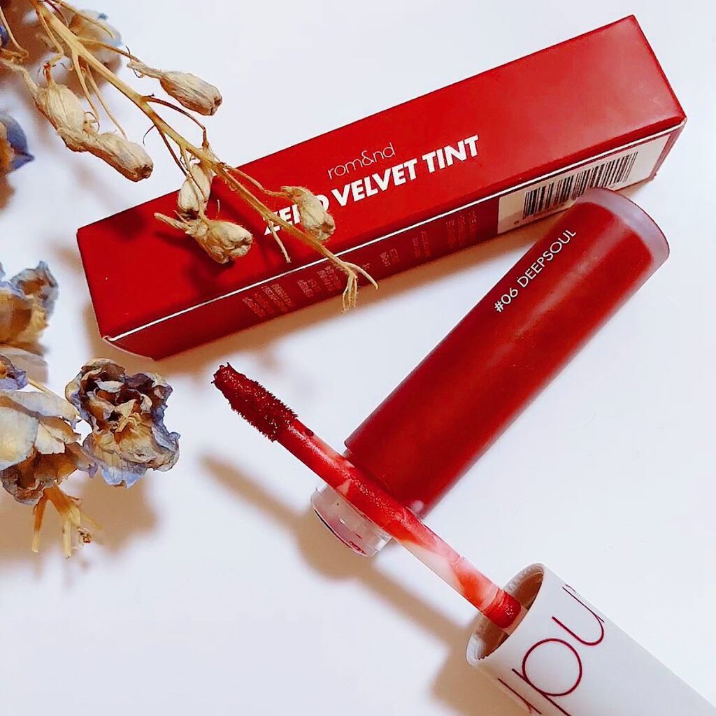 ゼロベルベットティント/rom&nd/リップティントを使ったクチコミ（3枚目）