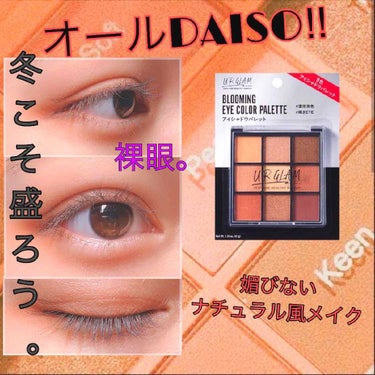 UR GLAM　BLOOMING EYE COLOR PALETTE/U R GLAM/パウダーアイシャドウを使ったクチコミ（1枚目）