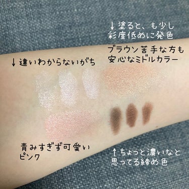 スリーディメンショナルアイズ 02 Soft Beige/LUNASOL/アイシャドウパレットを使ったクチコミ（2枚目）