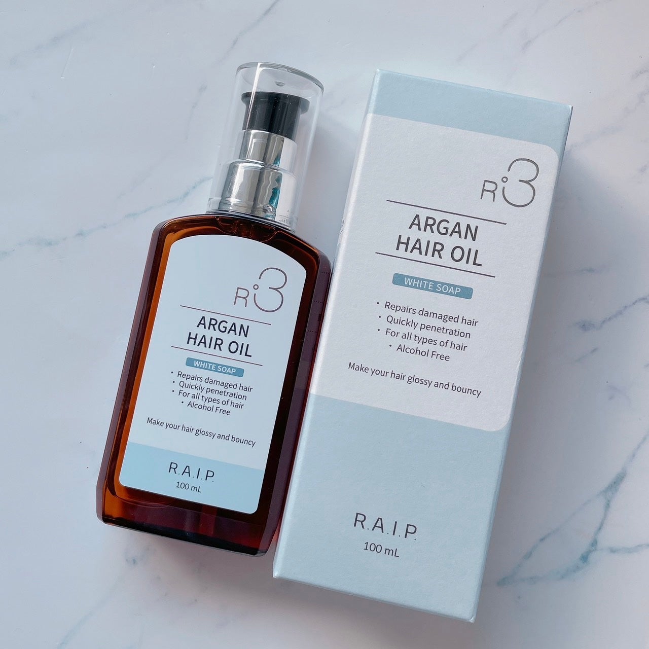 ライプ R3 アルガン ヘアオイル/RAIP/ヘアオイルを使ったクチコミ(2枚目)