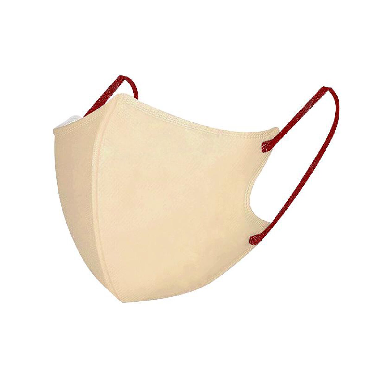 3D小顔マスク ベージュレッド