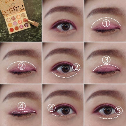 So Very Lovely/ColourPop/アイシャドウパレットを使ったクチコミ(4枚目)