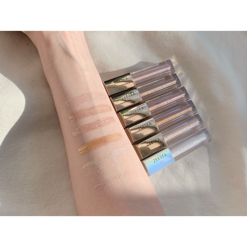 ダイヤモンドシリーズ 星空リキッドアイシャドウ/ZEESEA/リキッドアイシャドウを使ったクチコミ（3枚目）