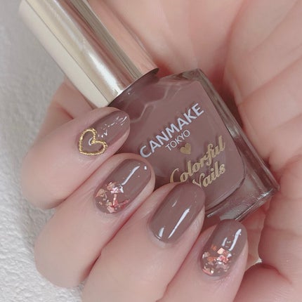 ネイルホリック パーティーフレーク SP023/ネイルホリック/マニキュアを使ったクチコミ(3枚目)