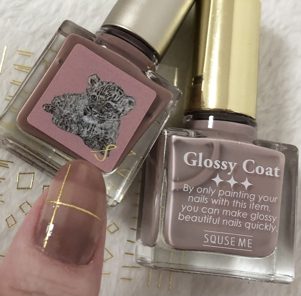 グロッシーコート/スキューズミー/オールインワンネイルを使ったクチコミ（3枚目）