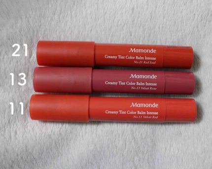 クリーミーリップティント カラーバーム・インテンス/Mamonde/リップティントを使ったクチコミ(1枚目)