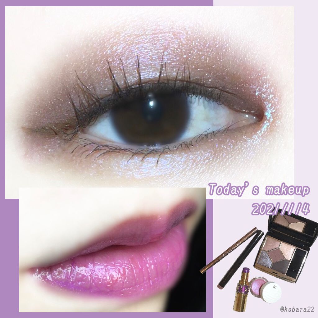 アイカラー フローデュウ LV01/エレガンス クルーズ/ジェル・クリームアイシャドウを使ったクチコミ（1枚目）