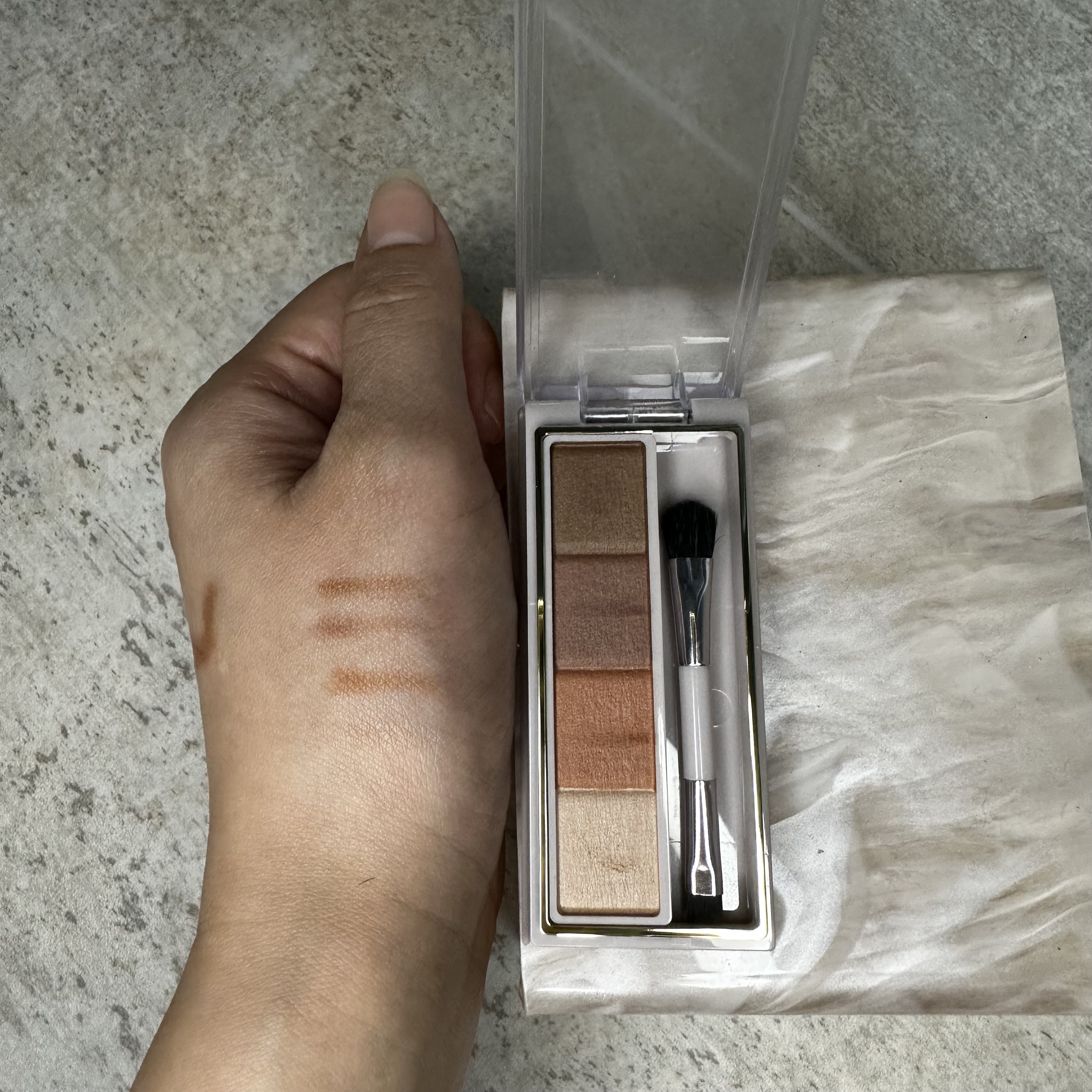 カラーエディットスリムブロウ/excel/アイブロウペンシルを使ったクチコミ（3枚目）