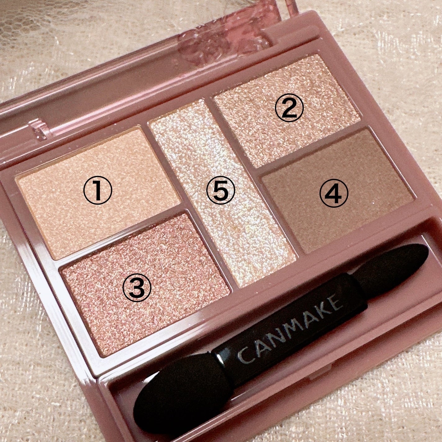 パーフェクトスタイリストアイズ/キャンメイク/アイシャドウパレットを使ったクチコミ(2枚目)