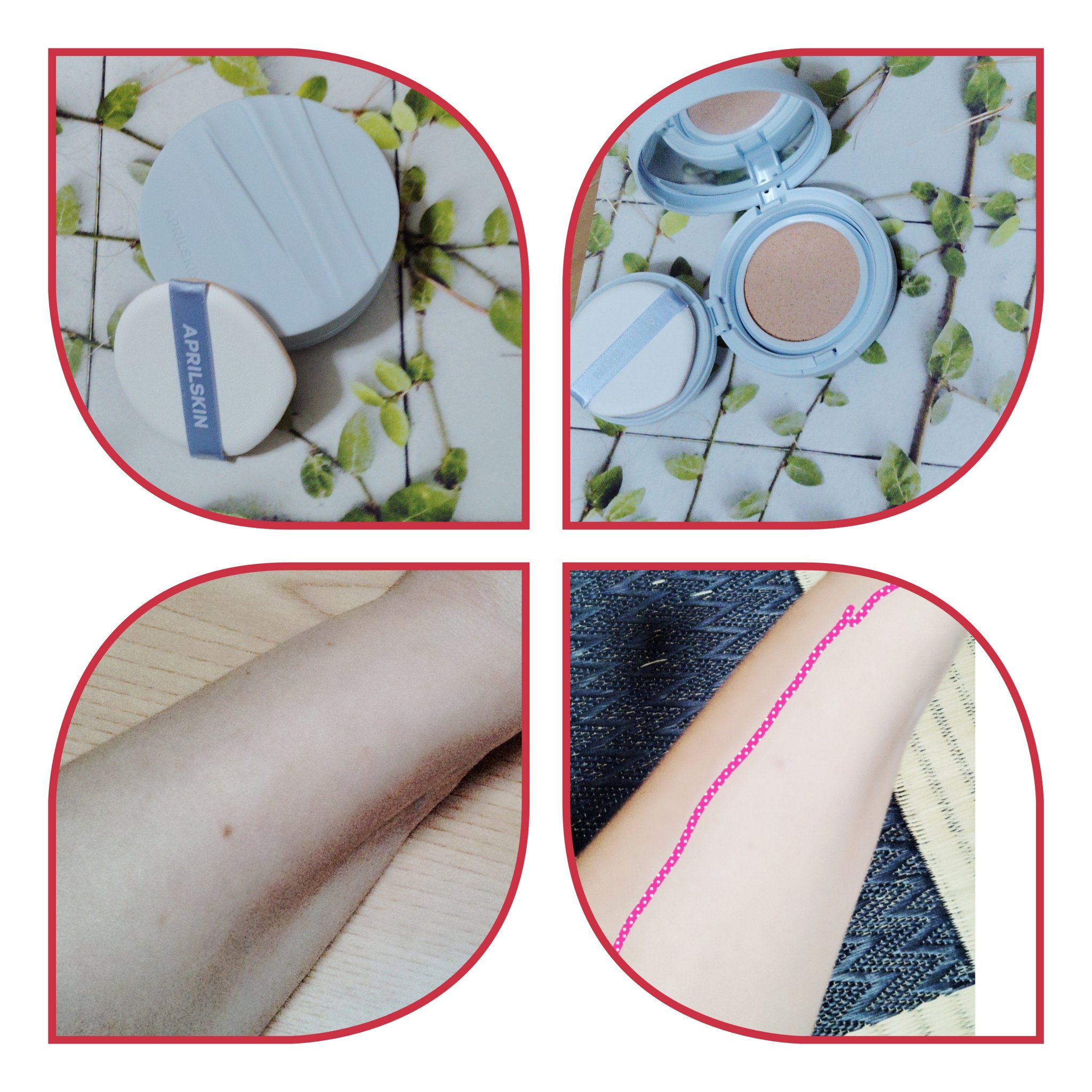 グロー マットクッション/APRILSKIN/クッションファンデーションを使ったクチコミ（1枚目）