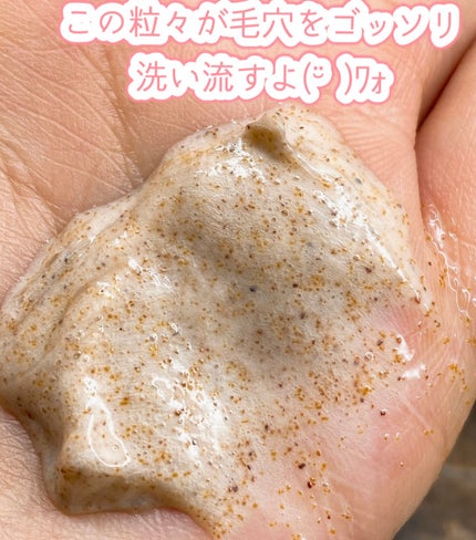毛穴丸洗いスクラブ洗顔/ケアナボーテ/洗顔フォームを使ったクチコミ(3枚目)
