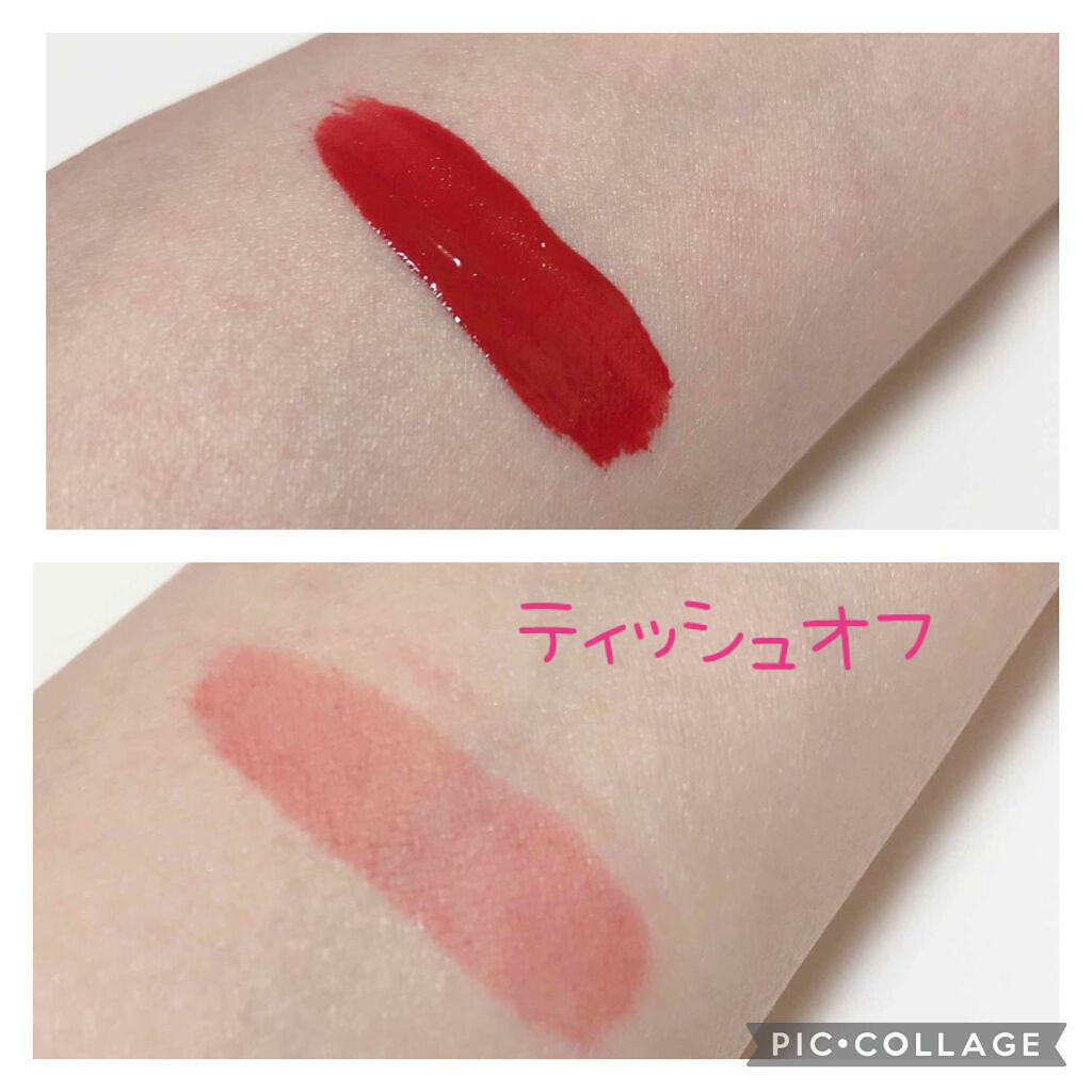 ハートウィンドウリップティントベルベットタイプ/VAVI MELLO/口紅を使ったクチコミ（3枚目）