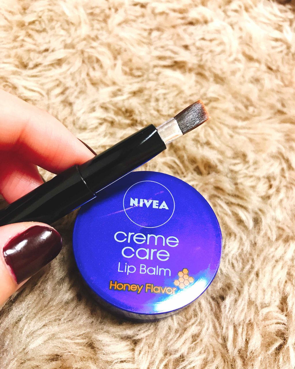 ニベア クリームケア リップバーム はちみつの香り/ニベア/リップケアを使ったクチコミ（1枚目）