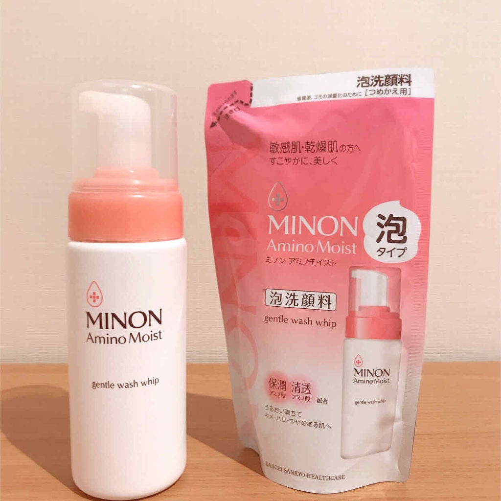 ミノン アミノモイスト ジェントルウォッシュ ホイップ/ミノン/泡洗顔を使ったクチコミ(1枚目)