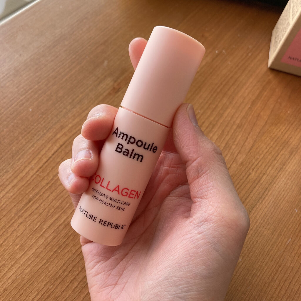 スティック美容液(コラーゲン)/ネイチャーリパブリック/フェイスバームを使ったクチコミ（2枚目）