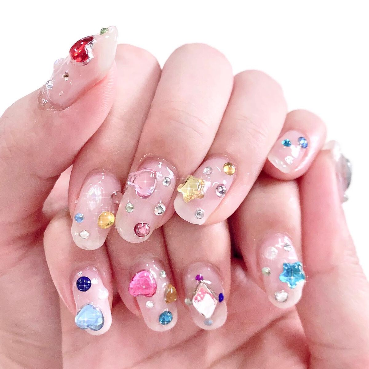 ジェルネイル（ライト対応）/セリア/ジェルネイルを使ったクチコミ（1枚目）