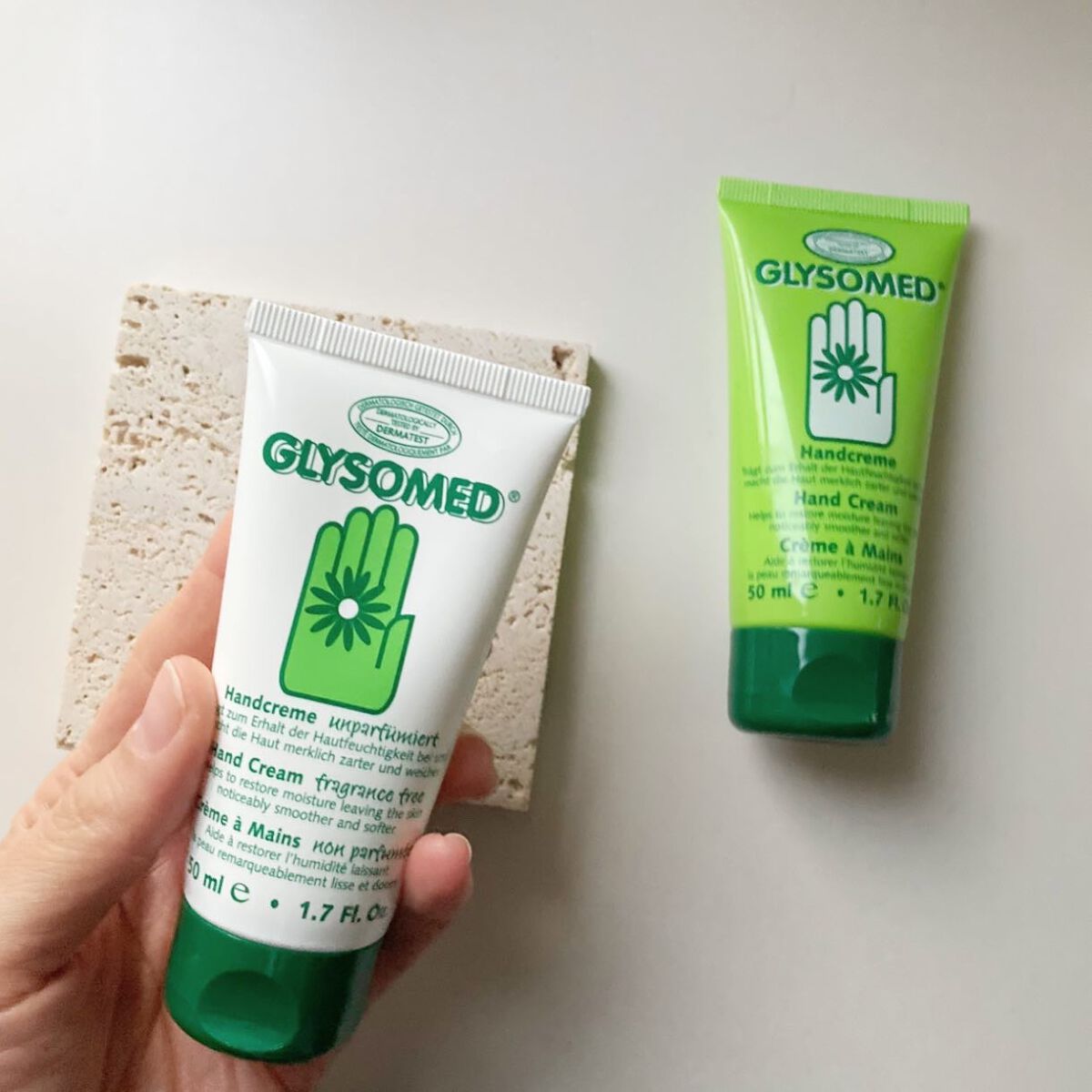 グリソメド ハンドクリーム A (カモミール)/グリソメド/ハンドクリームを使ったクチコミ（2枚目）